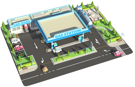 Giám sát an ninh cho trạm xăng